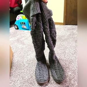Tall knit ugg boots
